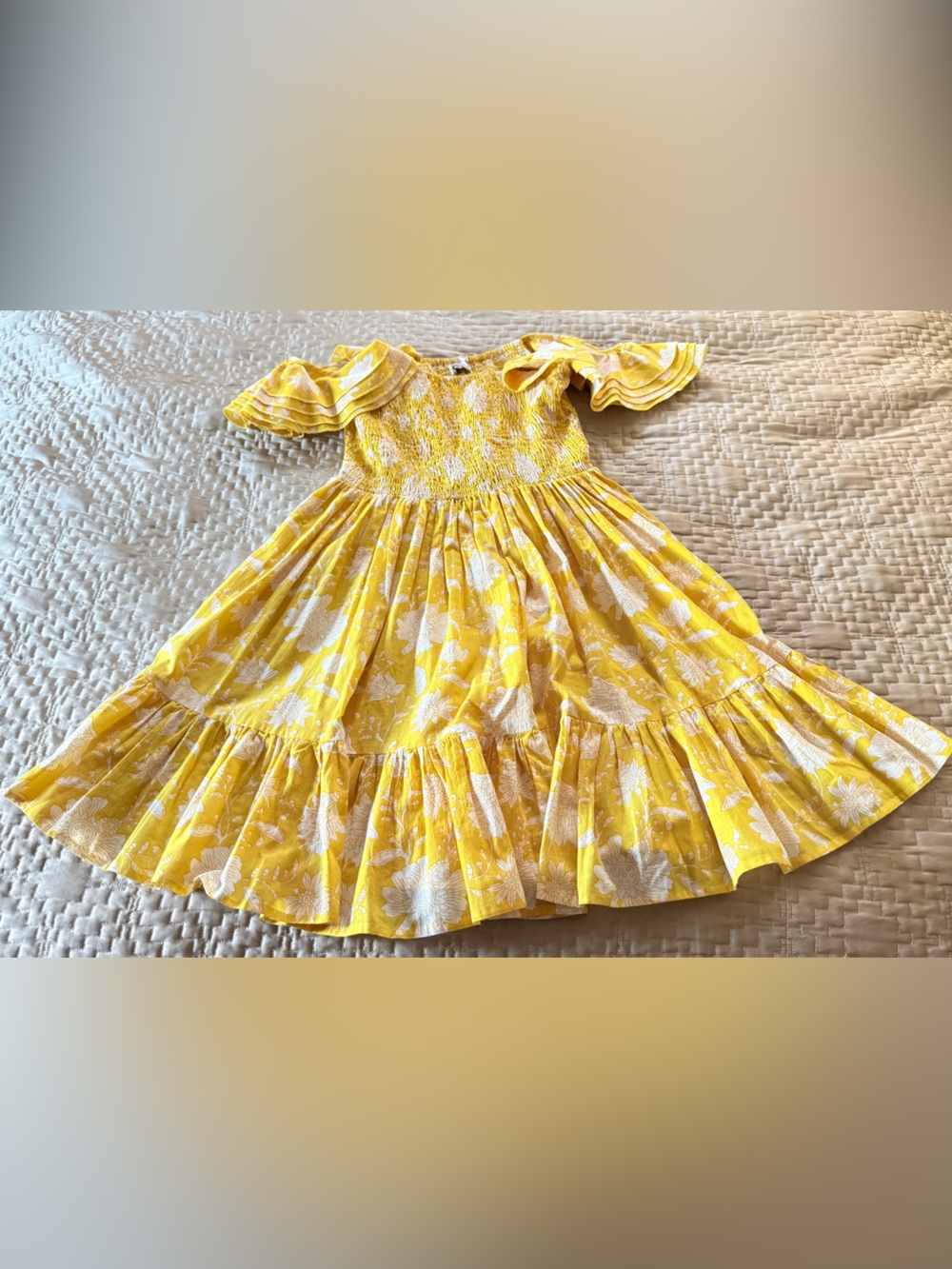 Mille Resort&Travel Yellow Floral Dress